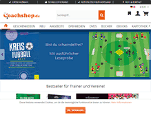 Tablet Screenshot of coachshop.de